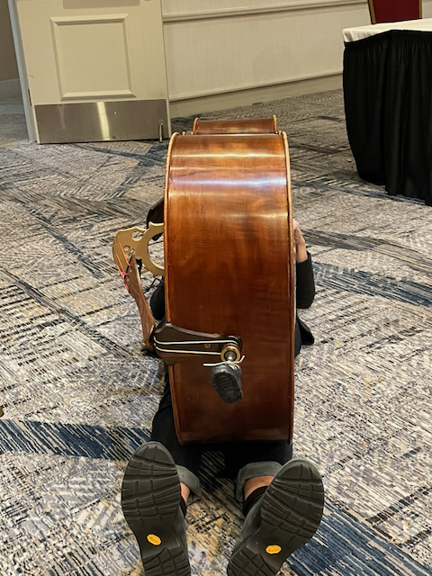 Feet up with the bass