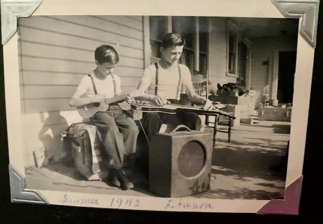Porch jam session, 1942