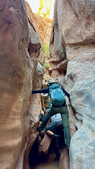 Slot canyon adventure